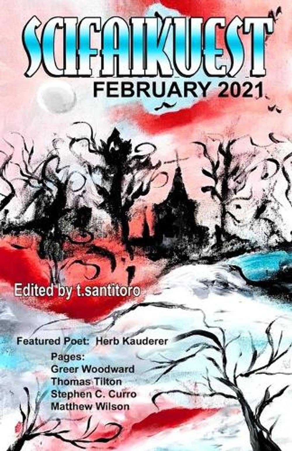 Scifaikuest February 2021 by Teri Santitoro (English) Paperback Book