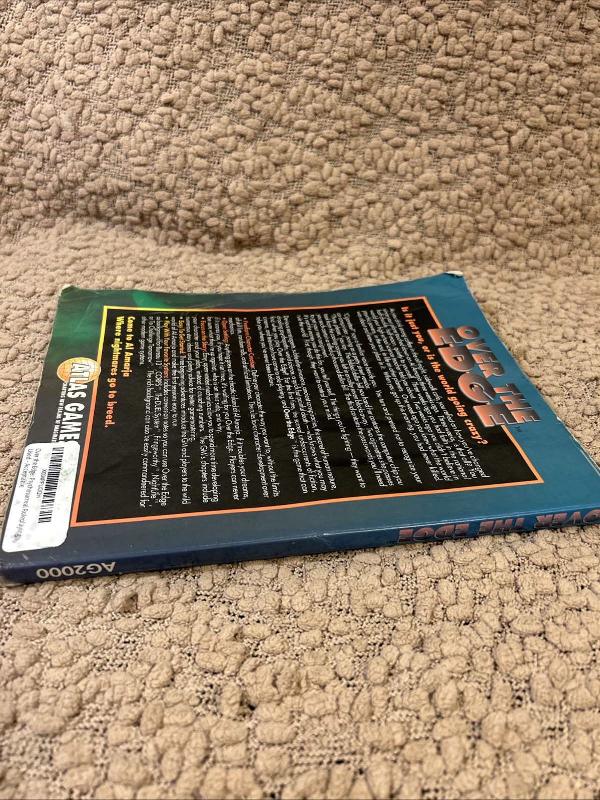Atlas Games AG 2000 Jonathan TweetOver the Edge: Psychosurreal Roleplaying