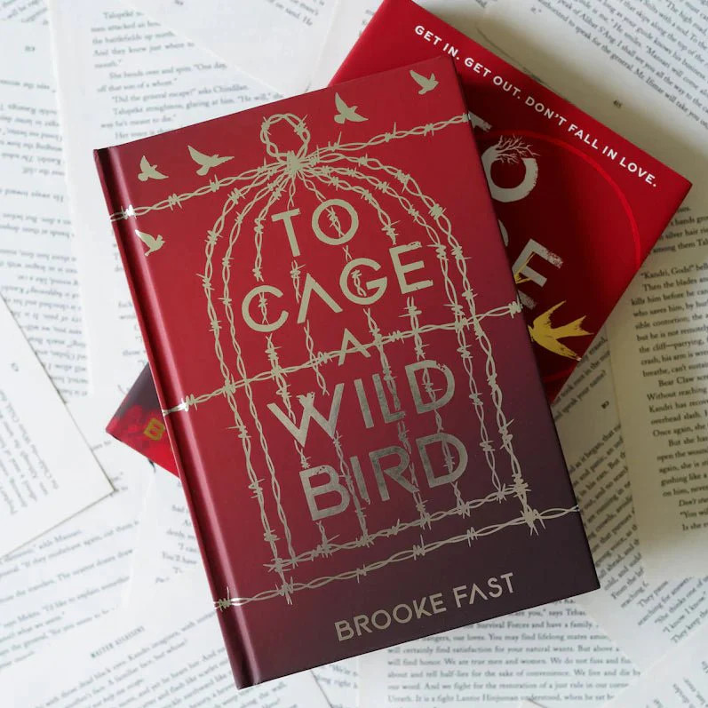 LitJoy Exclusive To Cage a Wild Bird Brooke Fast Signed HC Sealed Art Edges NEW