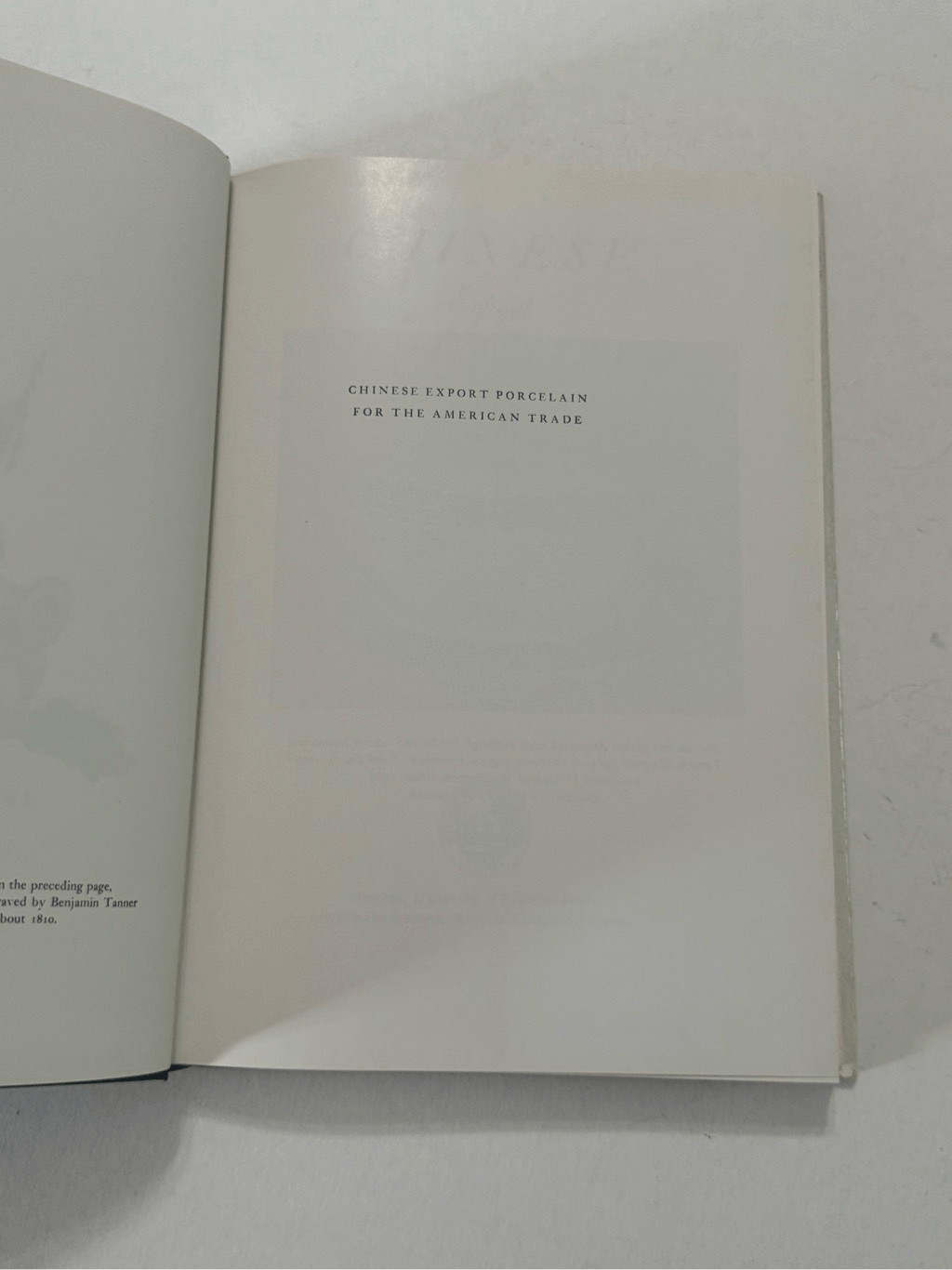 Chinese Export Porcelain for the American Trade, 1785-1835 Jean McClure Mudge