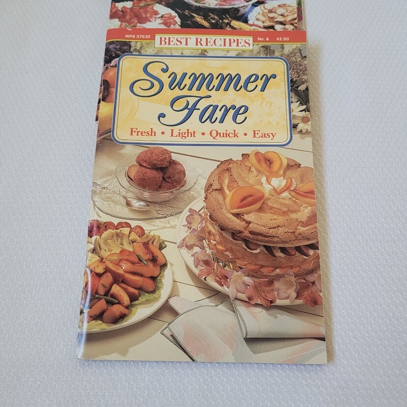 Summer Cooking Recipes Bundle of 4 Lot Cookbook Mini Magazines BHG 1990s 2000s