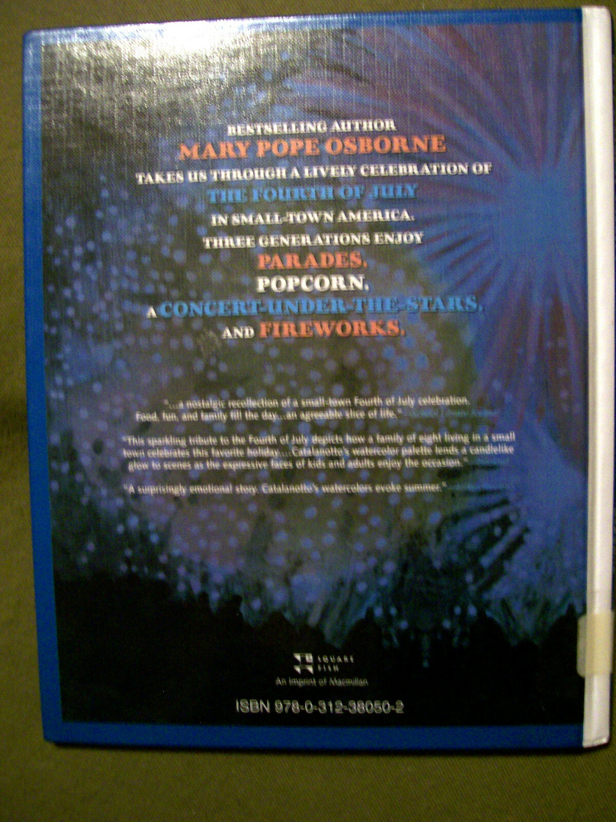 Happy Birthday America by Mary Pope Osborne (2003, Library Bound) NOT PAPERBACK