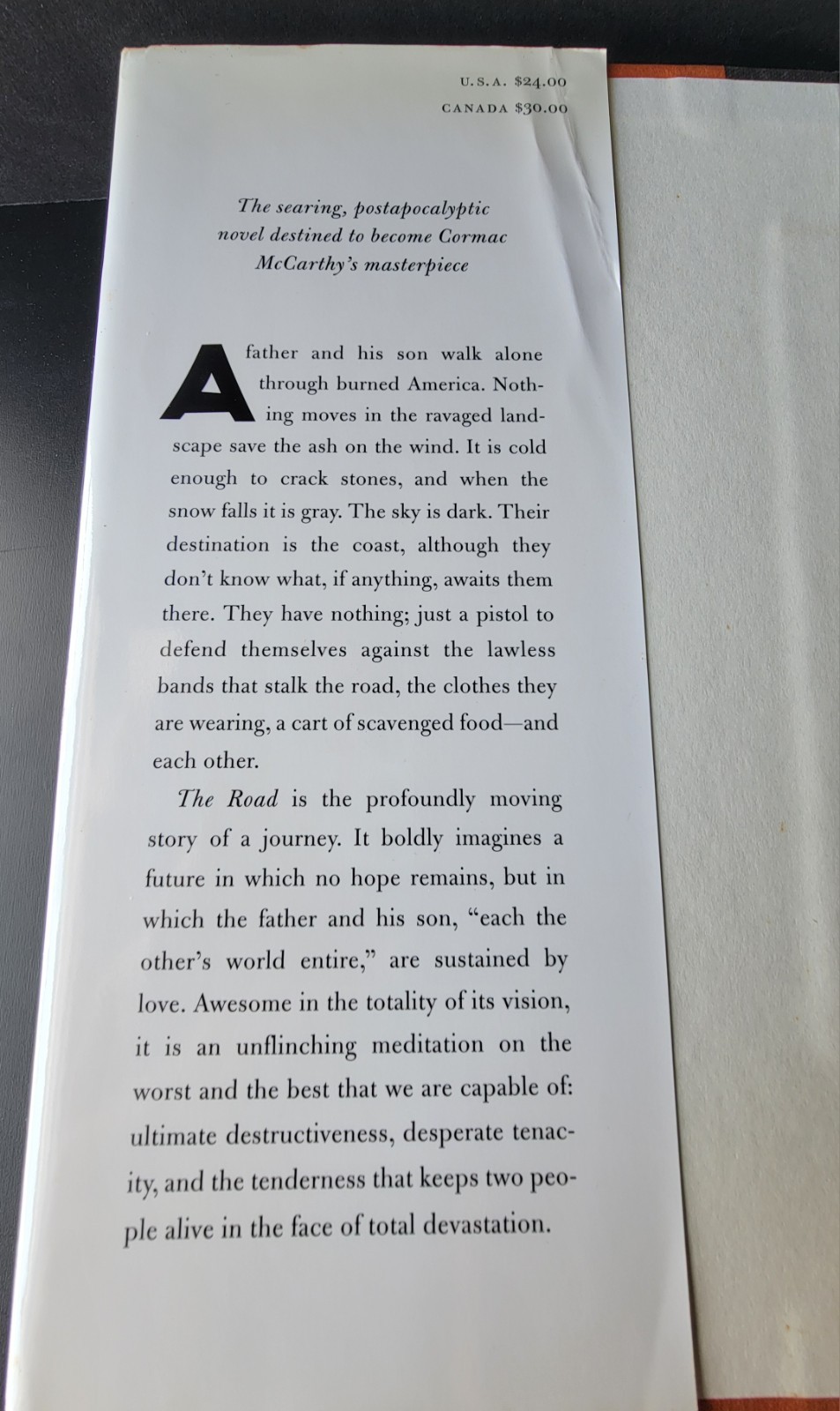 The Road 1st Edition 1st Print HC Cormac McCarthy First/First Hardcover with DJ
