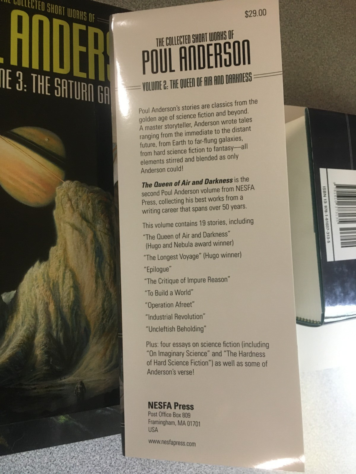 Complete Set: The Short Fiction of Poul Anderson Volumes 1-7, NESFA Press