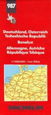 Benelux, Germany, Austria 1/1000, 000-1cm: 10 km (Michelin Maps 987), Michelin,