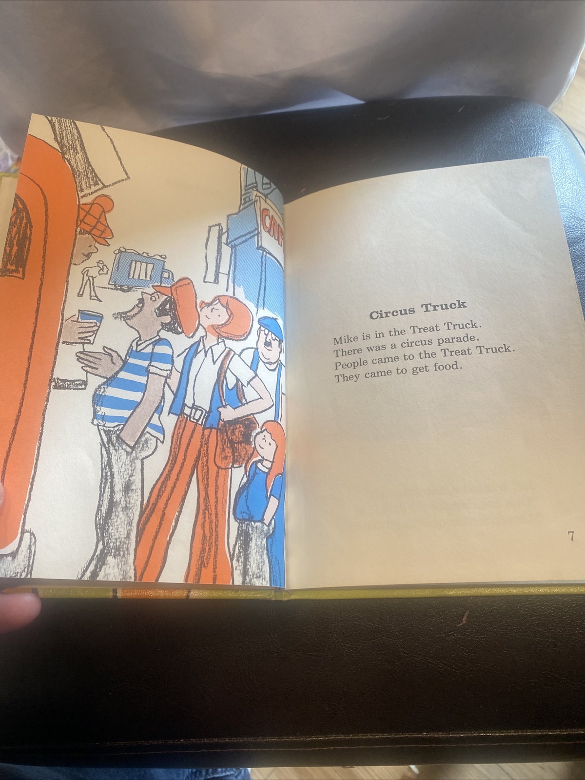 Treat Truck and the Lucky Lion Book 1974 Jack Humphrey Benefic Press Vintage