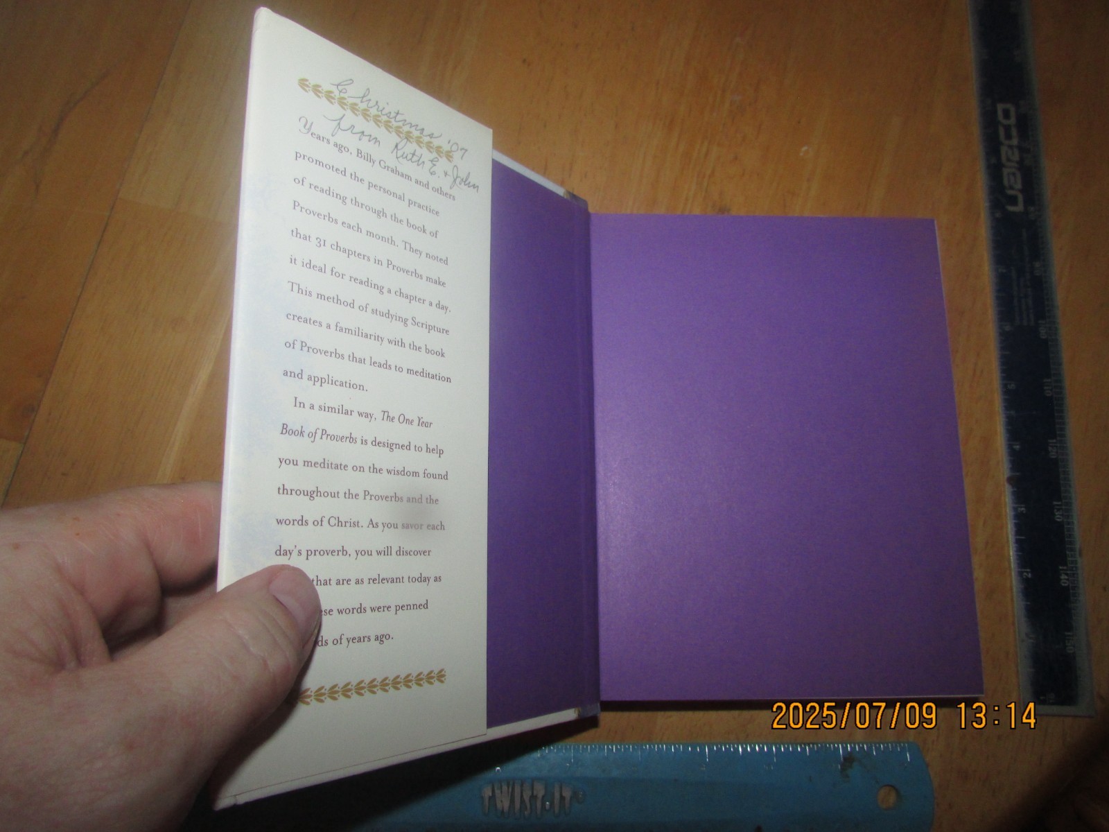 One Year Book of Proverbs by Neil S. Wilson (2002, Hardcover)