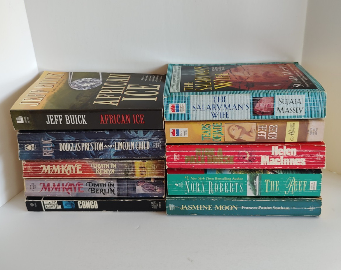 Mixed Authors Lot/10 Paperback Mystery Paperback Drama Crime Thriller