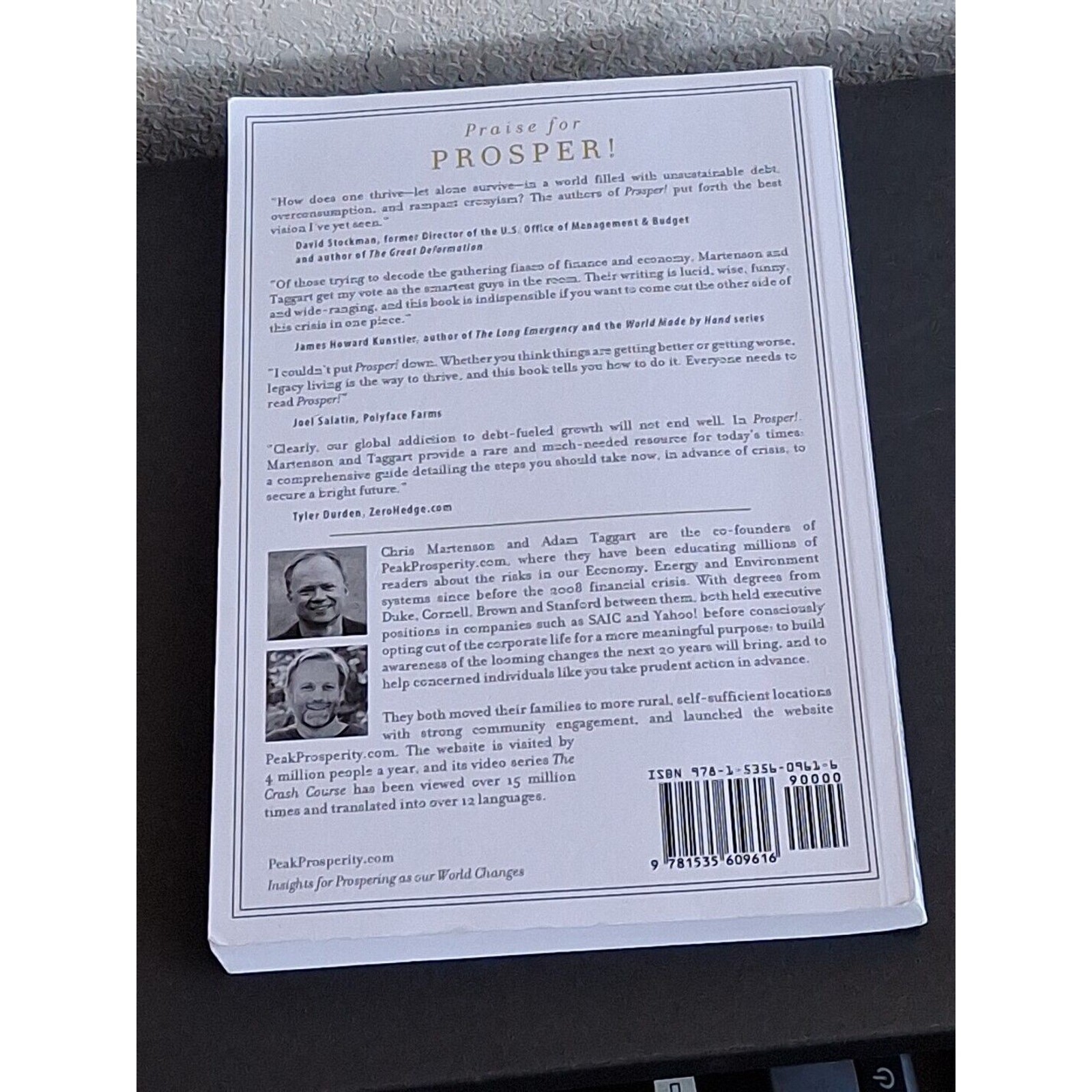 Prosper!: How to Prepare for the Future and Create a World Worth Inh. (SIGNED)