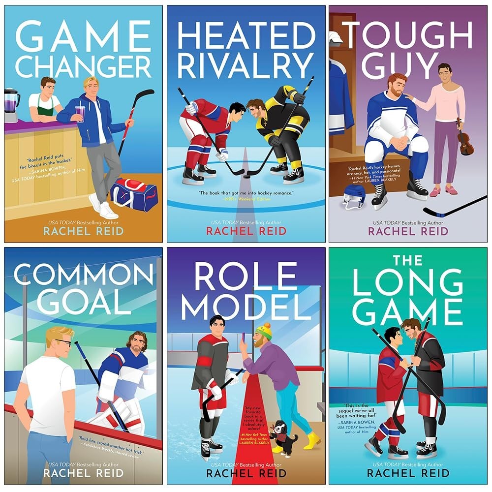 Game Changers Series 1-6 Books Collection Set By Rachel Reid (Game Changer, Heat