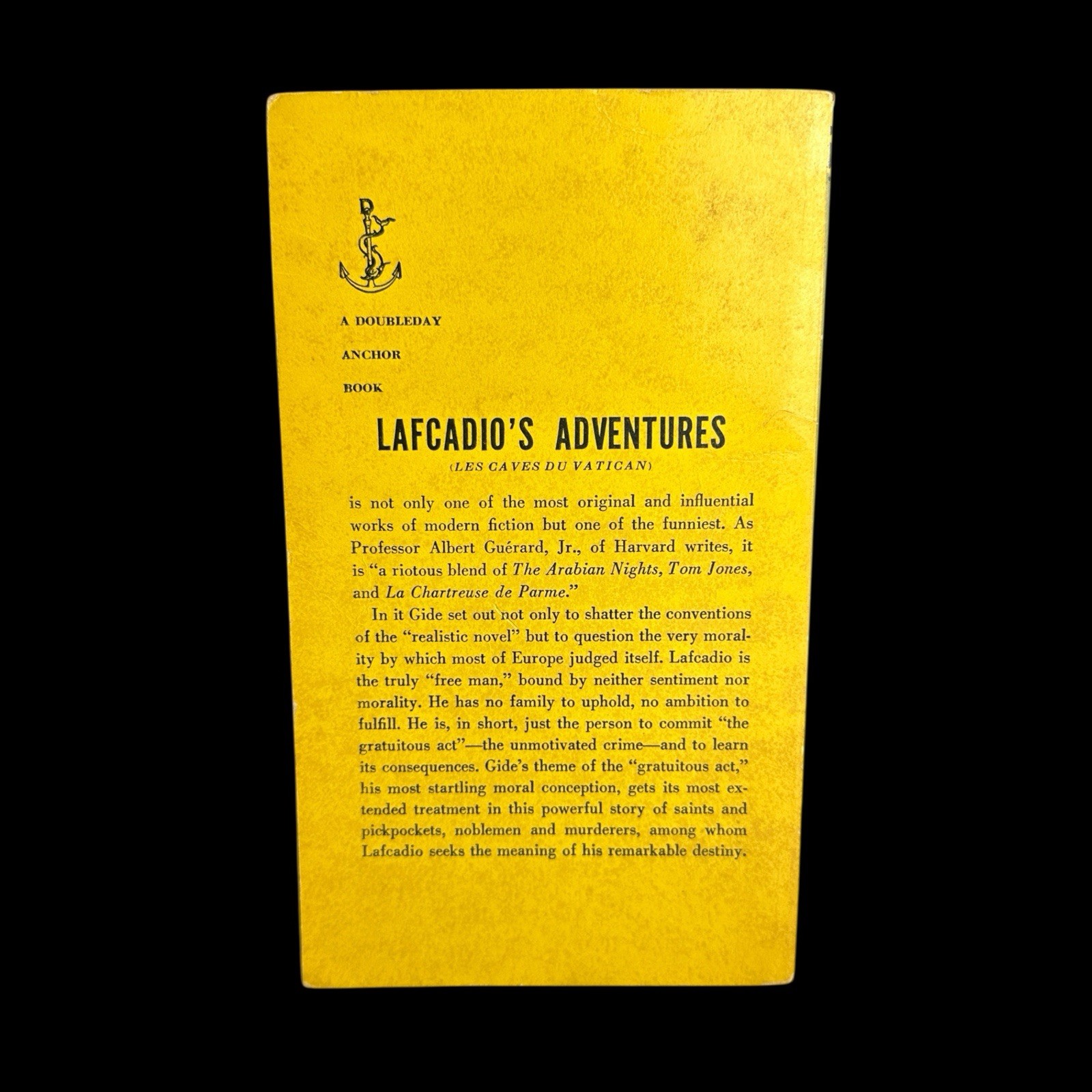 Lafcadio’s Adventures by Andre Gide 1950s Rare French Literature Vtg Paperback