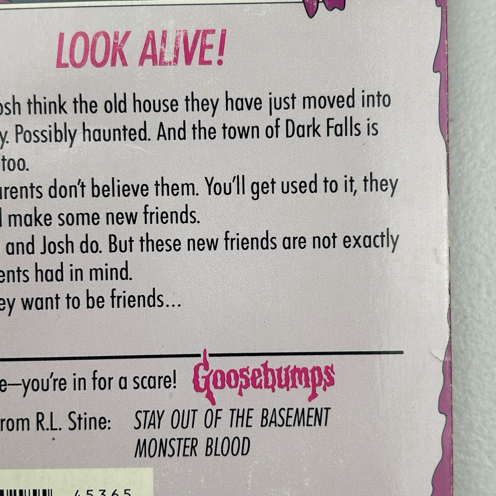 Goosebumps Welcome To Dead House Book RL Stine 1992 Unnumbered 1st Edition Print