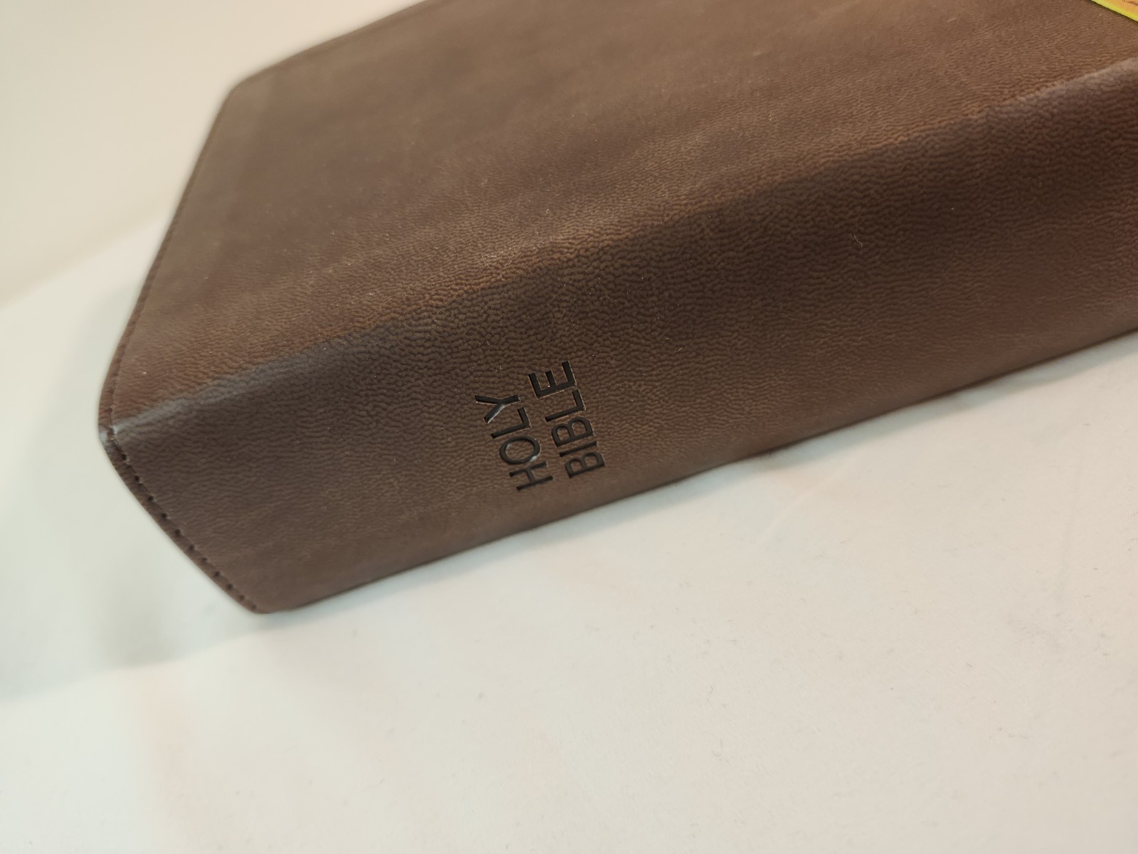 NIV Bible Zondervan Personal Size Large Print Leathersoft Chocolate/Amber 2011