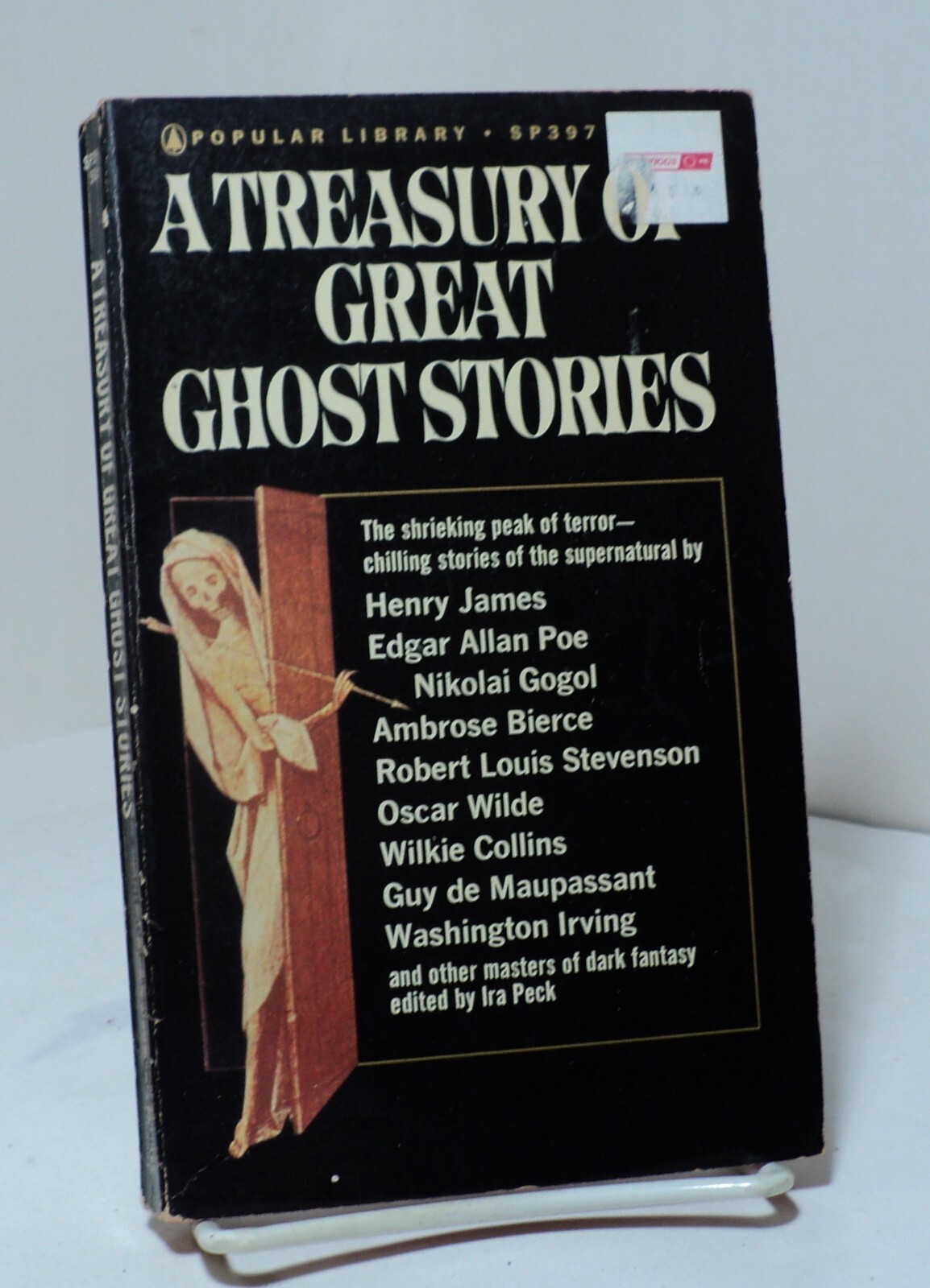 Treasury of Great Ghost Stories edited by Ira Peck – Popular Library SP397 -1965