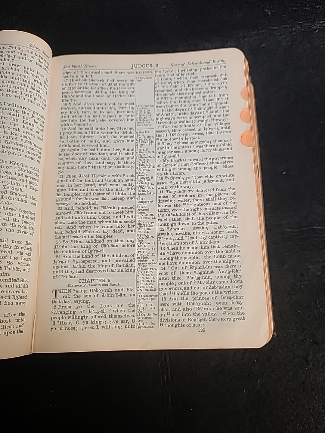 Holy Bible Red Letter Edition KJV National Bible Press Pocket Tabbed VTG