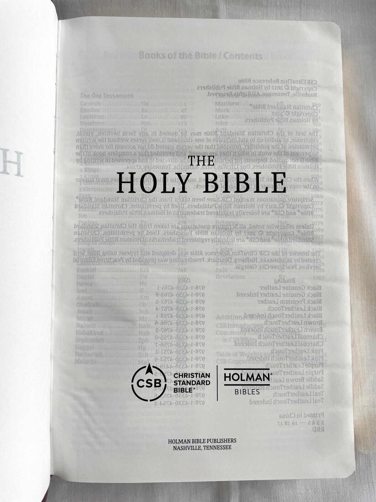 CSB Ultrathin Reference Bible, Brown LeatherTouch by C. S. B. Bibles 2017