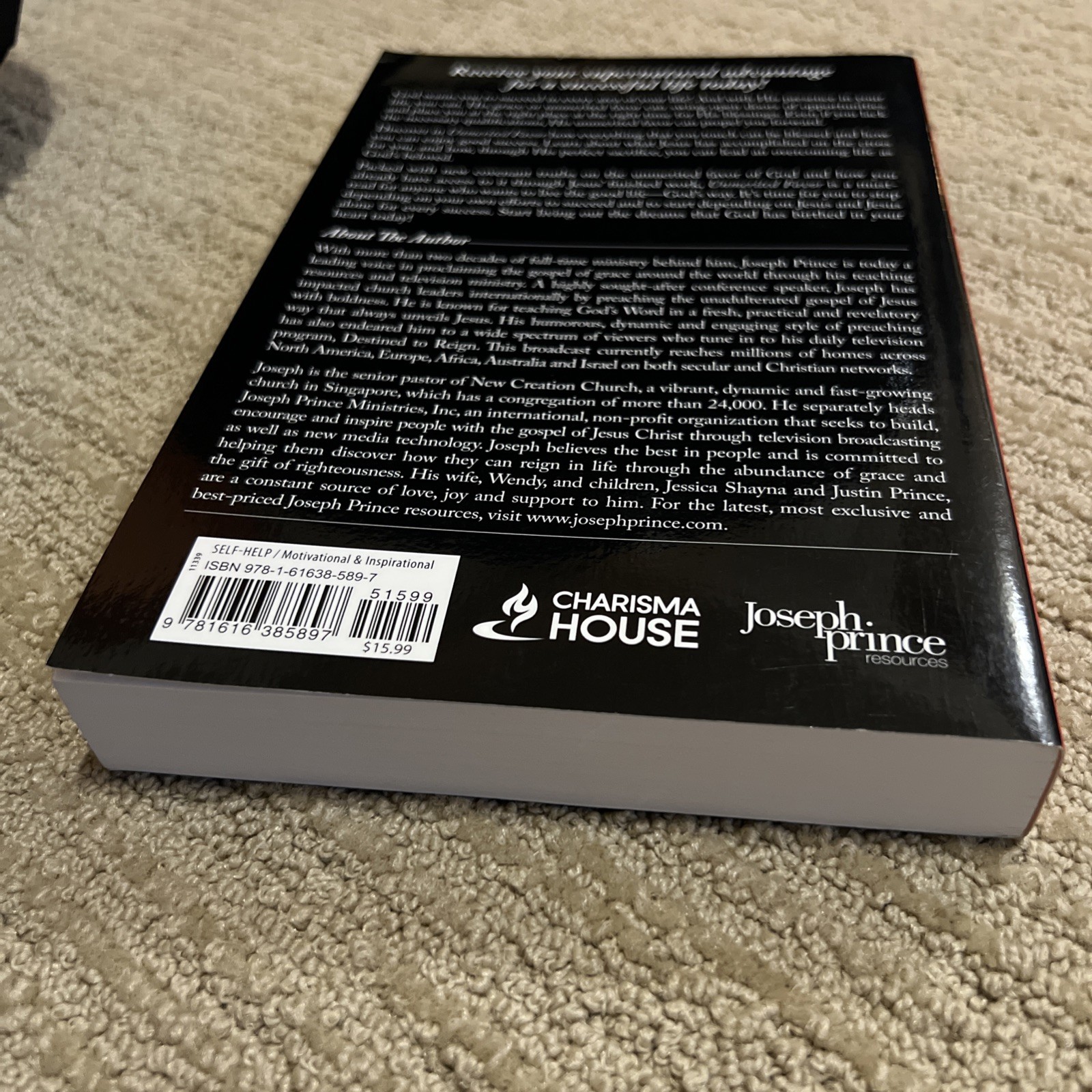 Unmerited Favor by Joseph Prince (2011) Paperback Brand New