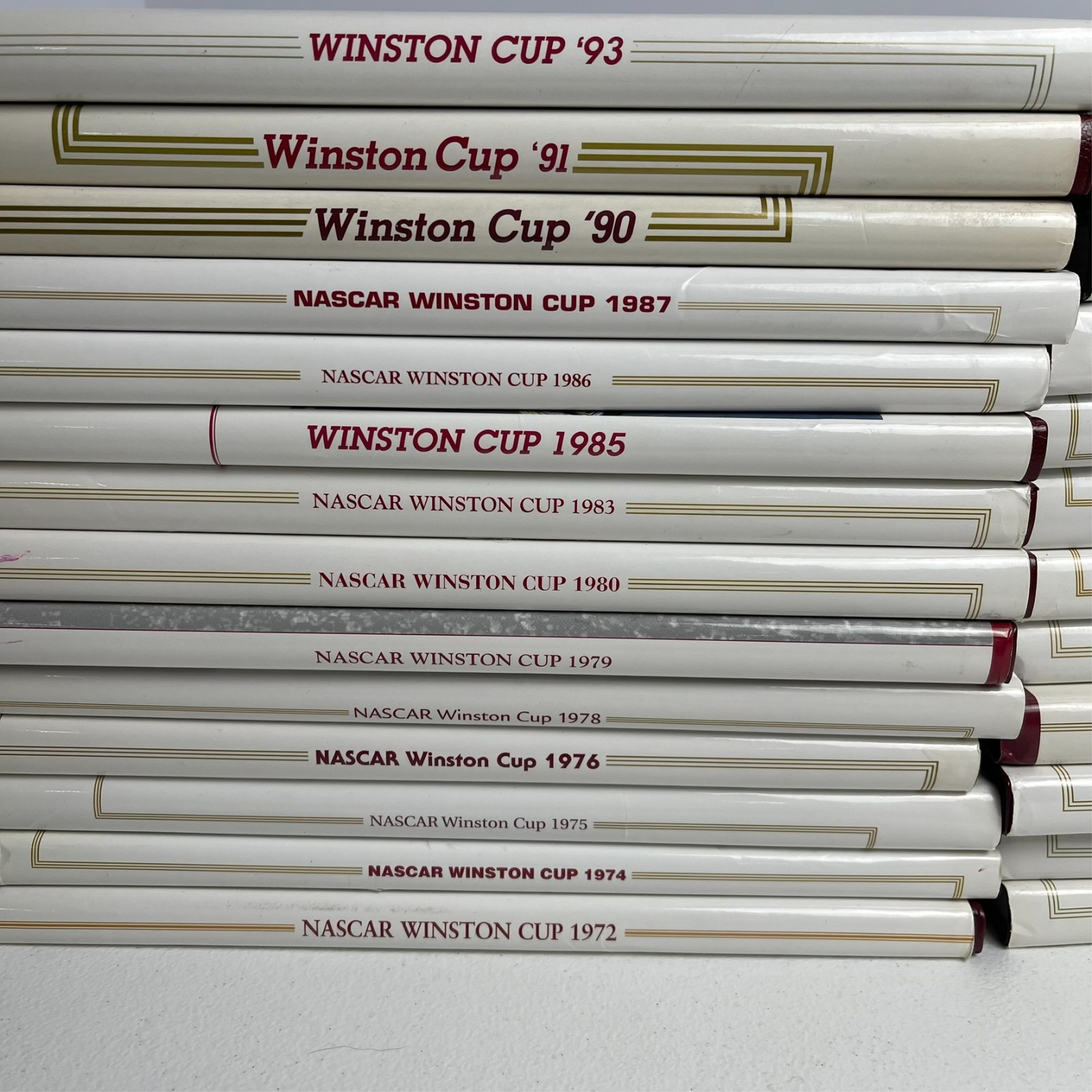 Massive Lot of Nascar Winston Cup and Misc Hardcover Books Collectible VTG (26)