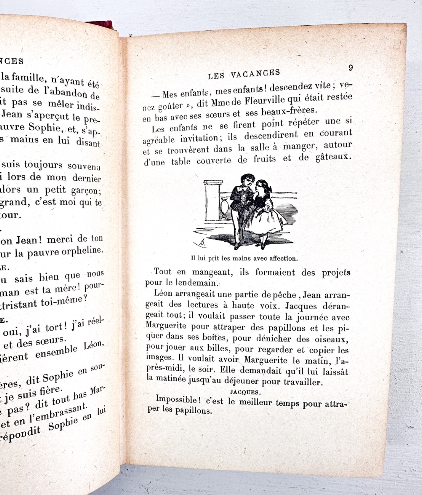 Les Vacances – Comtesse de Ségur Antique French Illustrated Children’s Book 1929