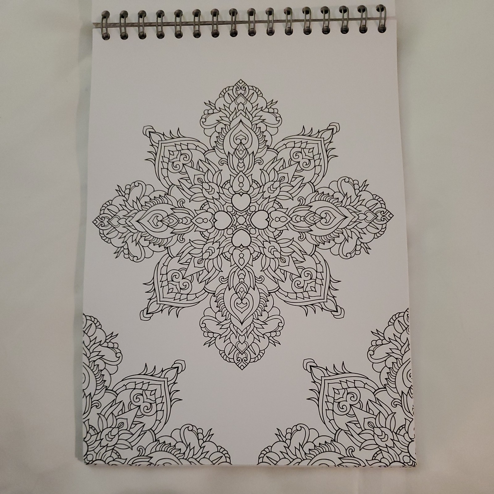 Colorya Mandalas Spiral Adult Coloring Book – 30 Pages