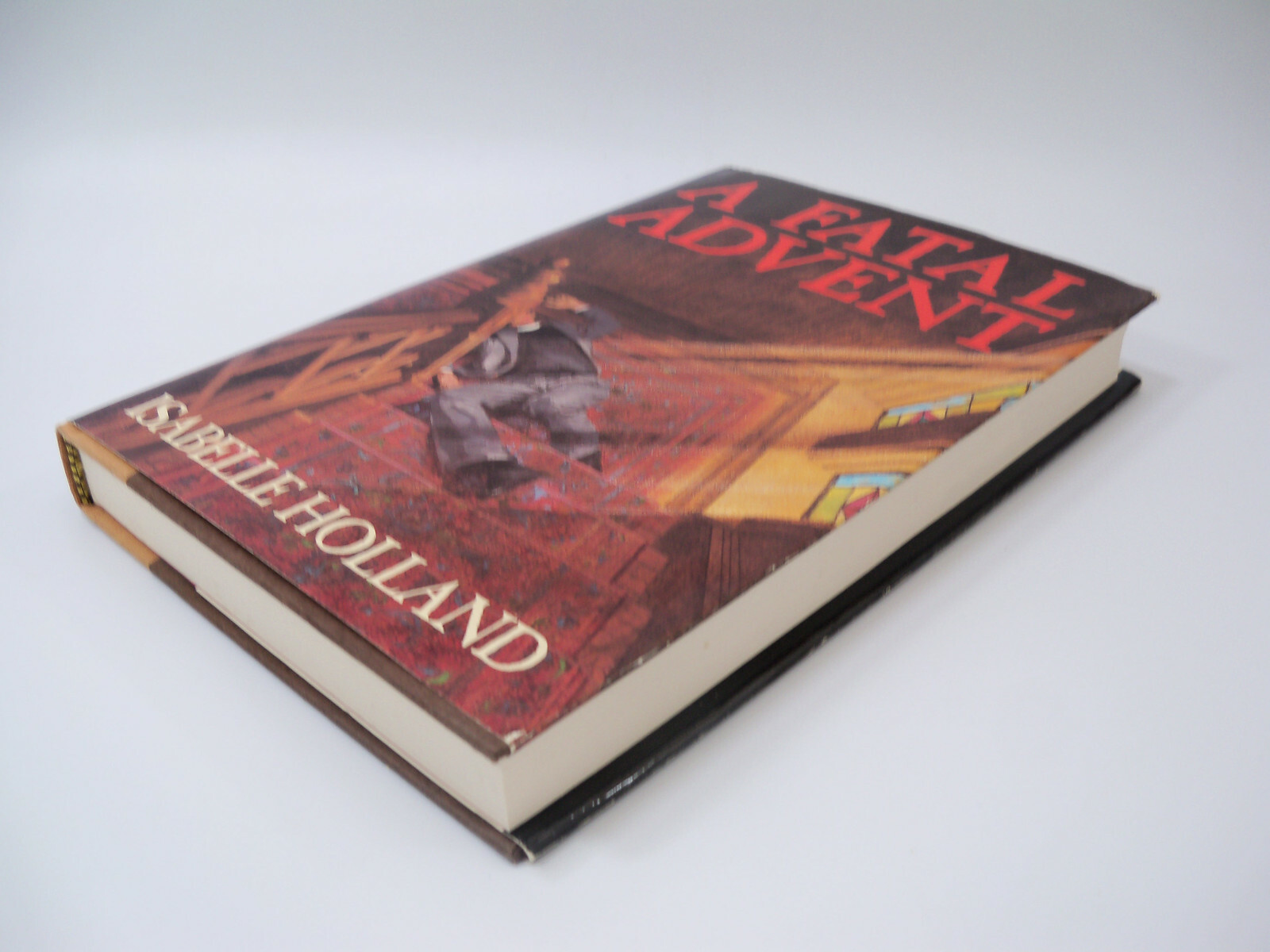 A Fatal Advent by Isabelle Holland Signed 1st Edition (1989, Hardcover)