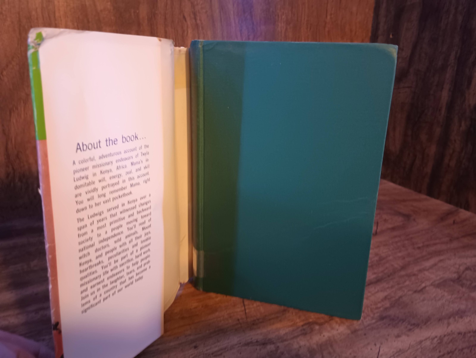 Mama Was a Missionary – Charles Ludwig (1963 HC/DJ) Christian Biography – Ex-Lib
