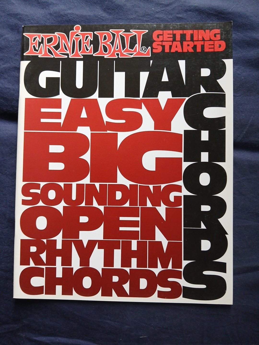 Ernie Ball Getting Started Guitar Chords – Instructional Book BUY MORE & SAVE!