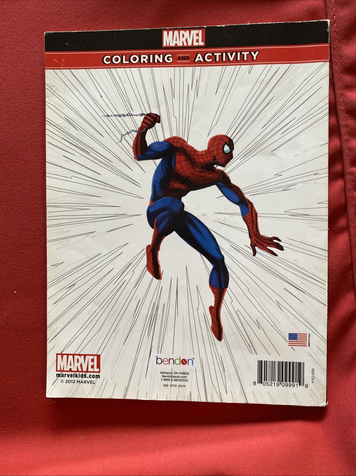 2013 Spiderman Jumbo Coloring Book Nice