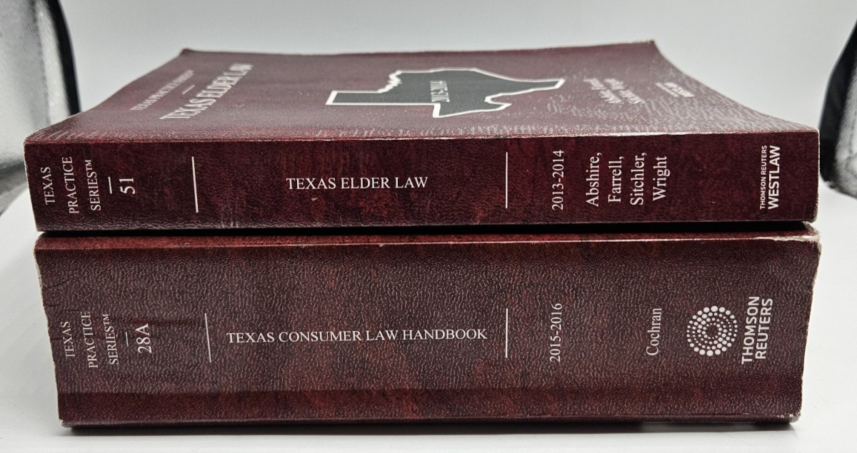 Texas Elders Law 2013 – 2014 & Texas Consumer Law 2015 – 2016 Paperback