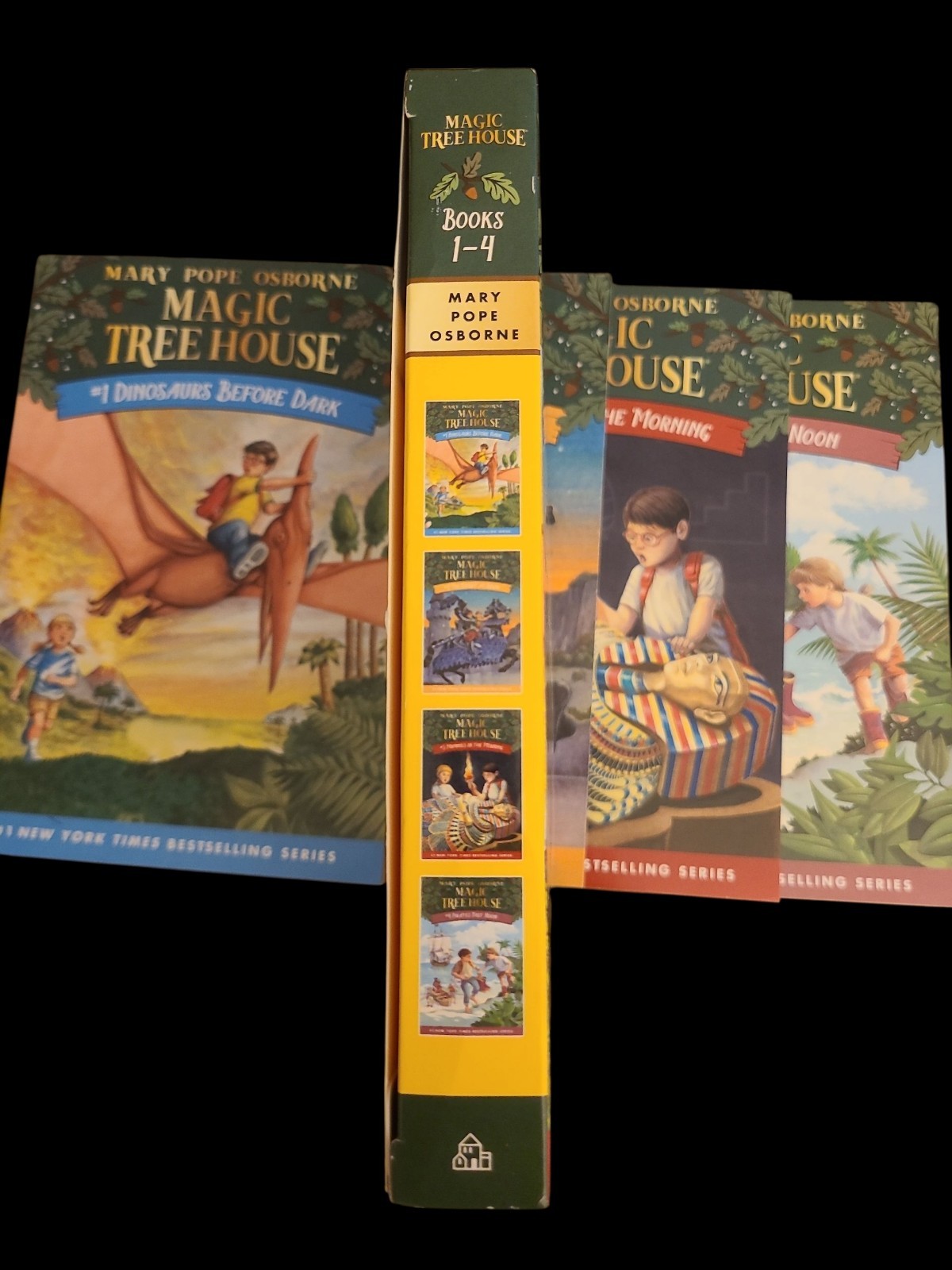 Magic Tree House Box Set Books 1-4 With Poster by Mary Pope Osborne
