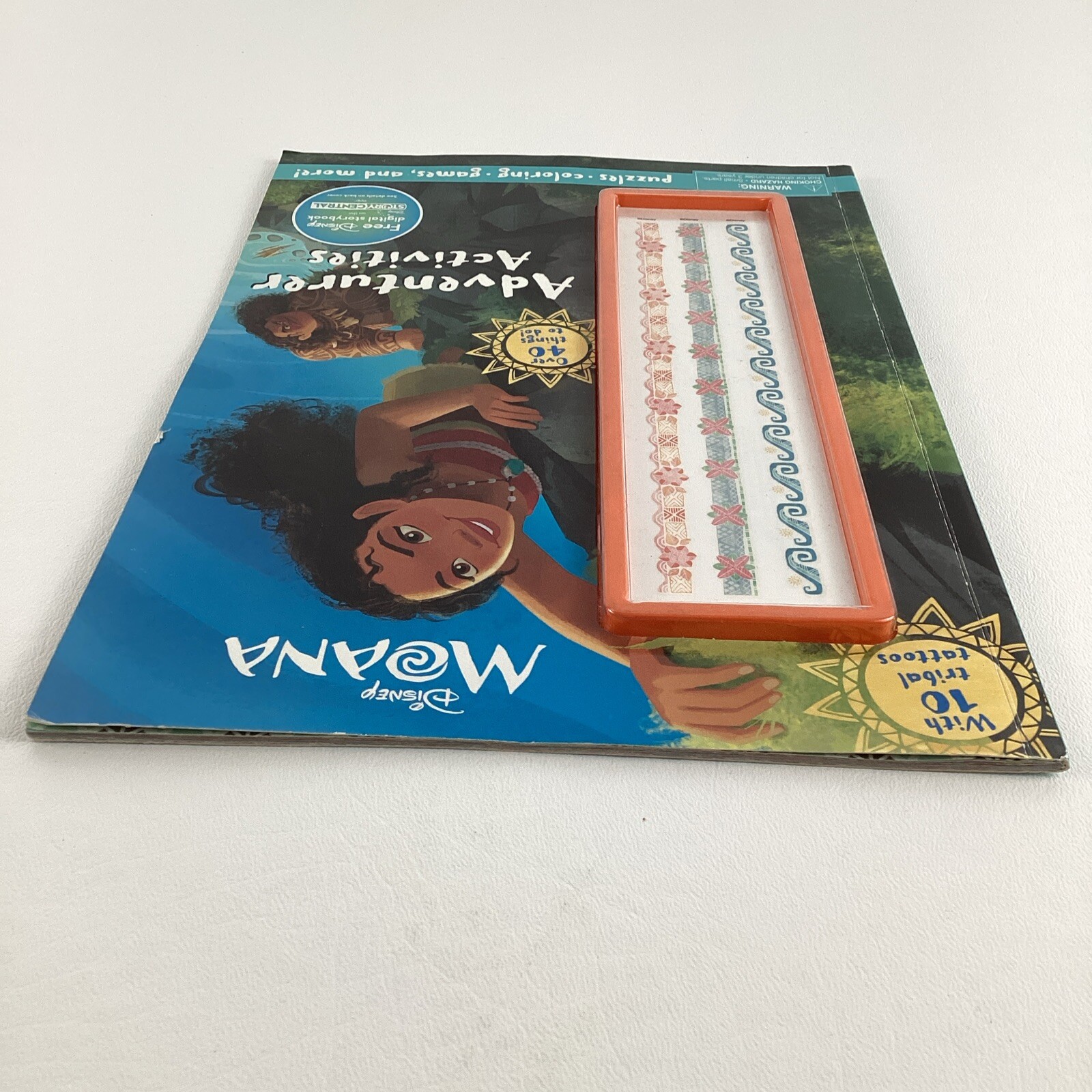 Disney Moana Coloring Book Adventurer Activities Puzzle Games Tribal Tattoos New