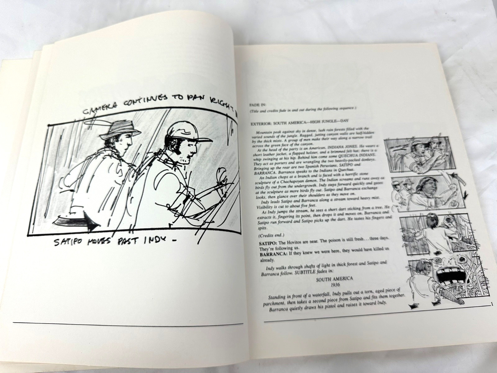 Raiders of the Lost Ark: The Illustrated Screenplay 1981 First Edition