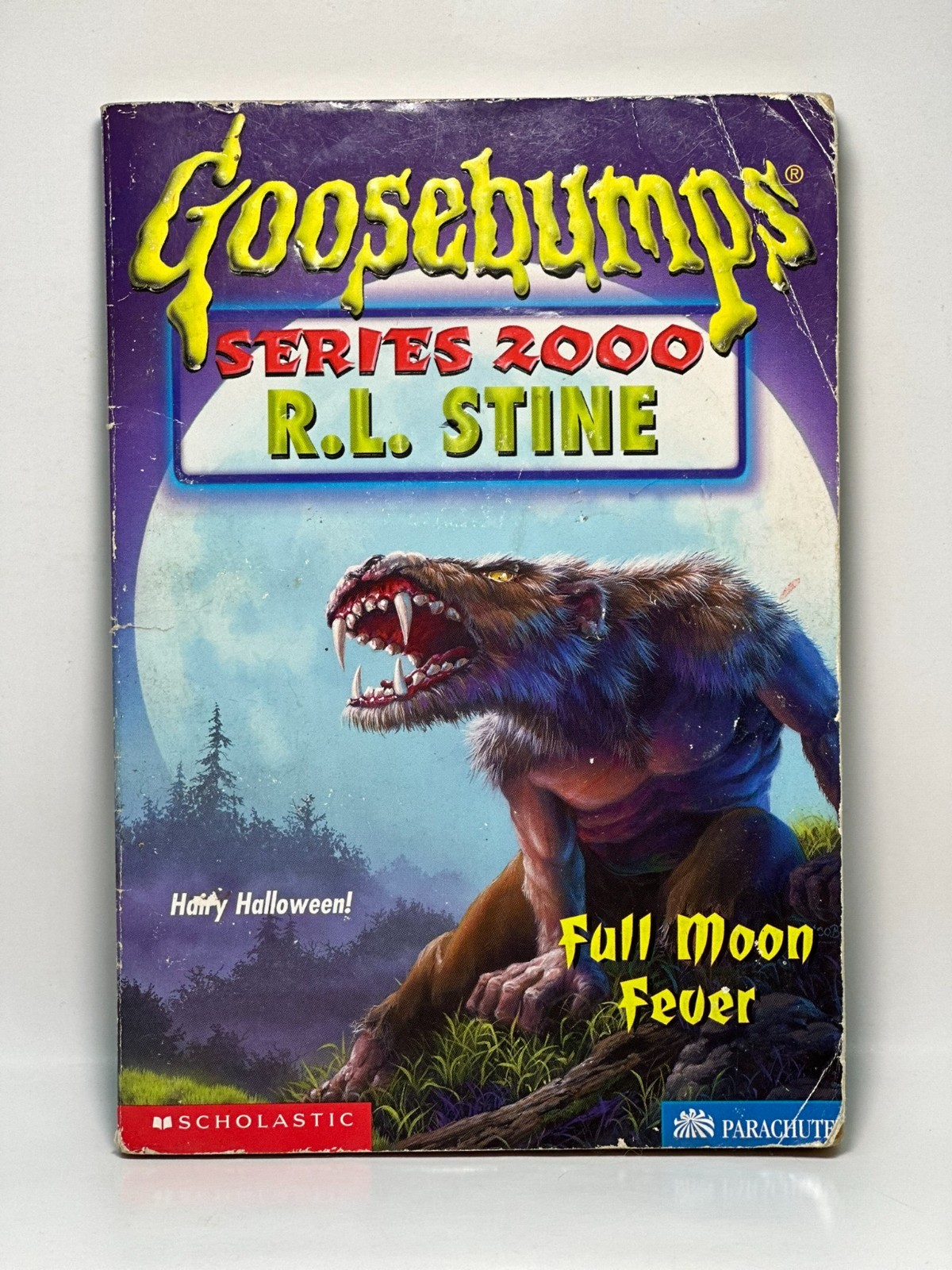 1st Print #22 Full Moon Fever Goosebumps Series 2000 RL Stine Book – BARGAIN BIN