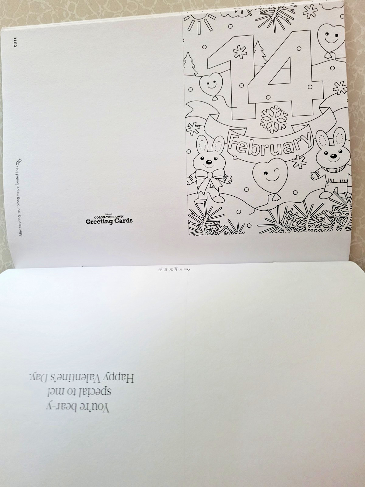COLOR YOUR OWN GREETING CARDS Create 24 Fun & Festive Cards – Children & Adult
