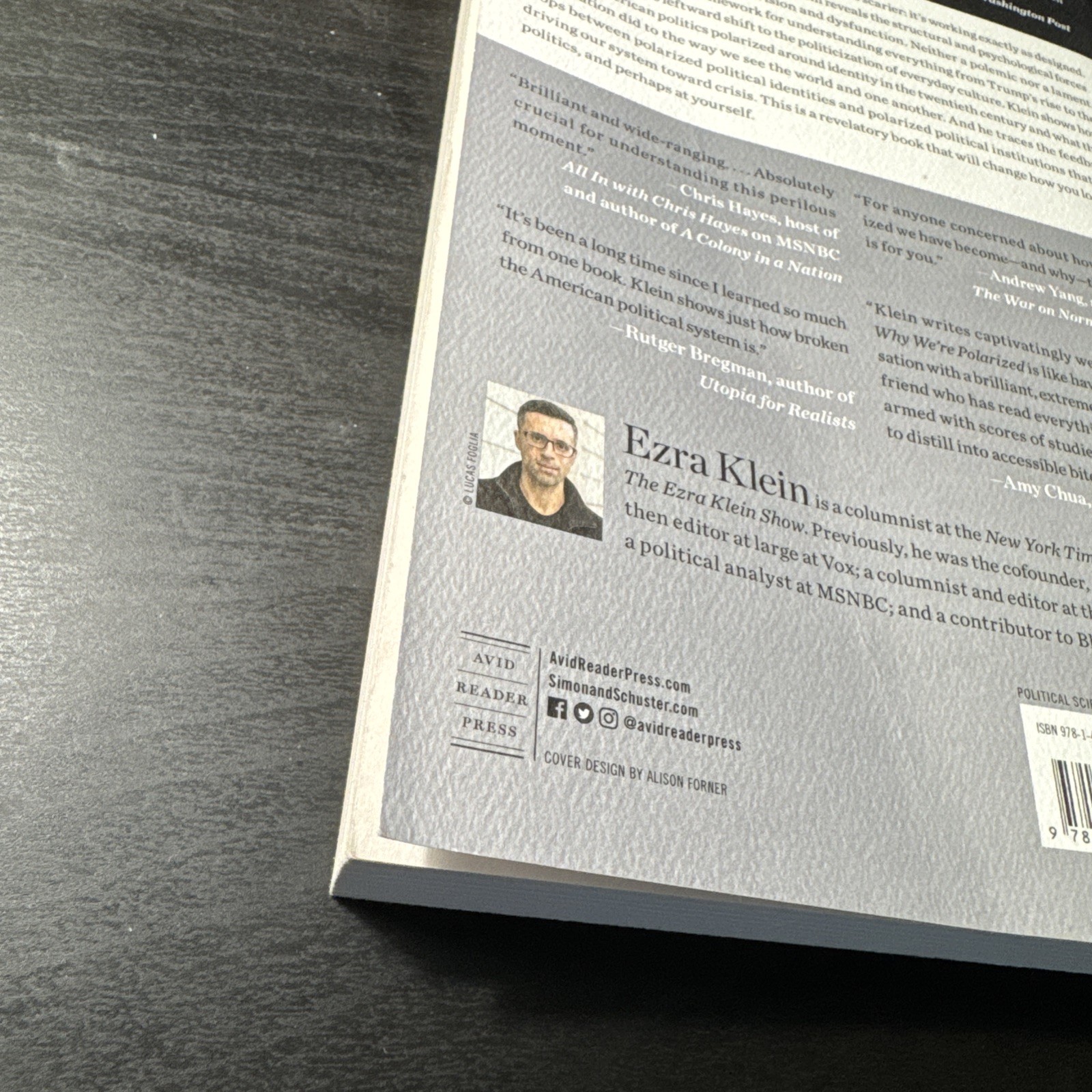 Why We’re Polarized by Ezra Klein (2021, Trade Paperback)