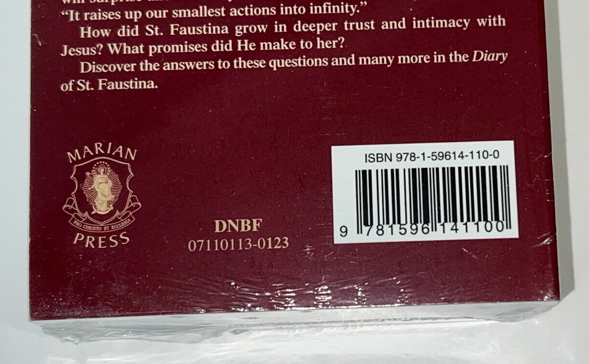 DIARY of Saint Maria Faustina Kowalska ~ New Sealed Paperback Book