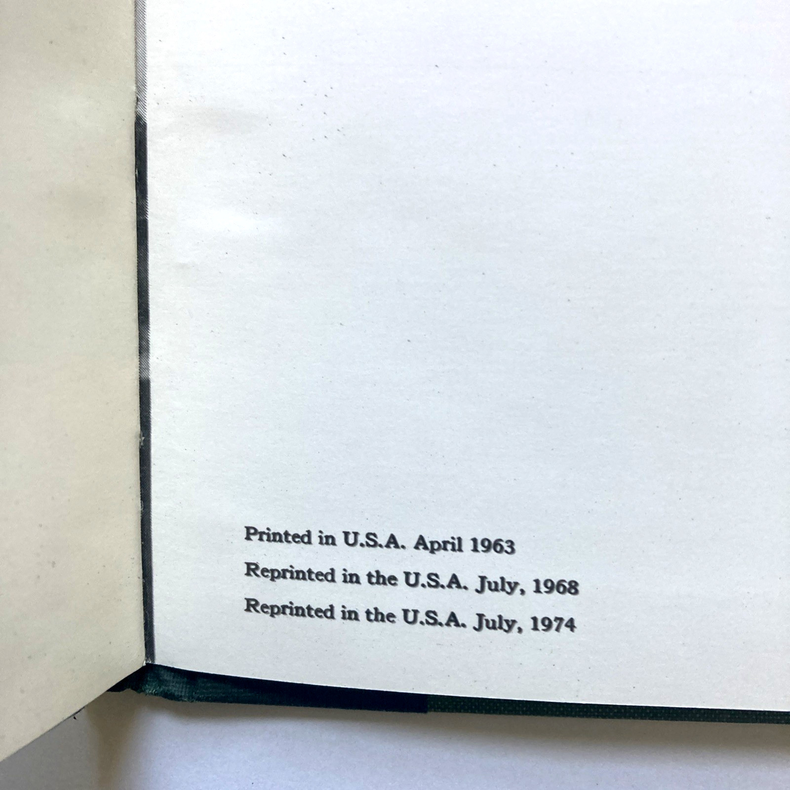 Short History Of Pine Valley Golf Club PVGC – 1974 3rd Edition Hardcover Book