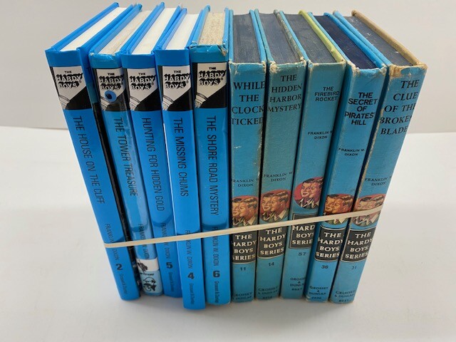 10 Hardy Boys Random book lot of kids books new and old Franklin W. Dixon – GOOD