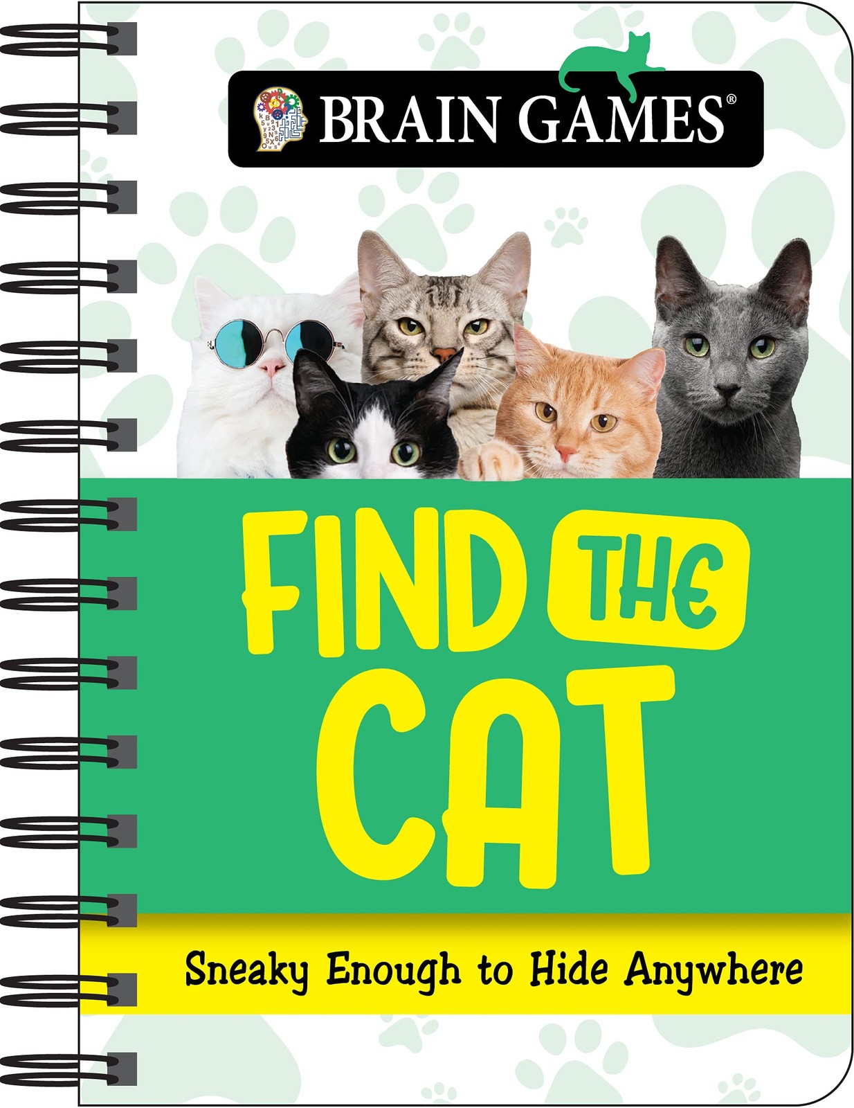 Brain Games – To Go – Find the Cat – spiral_bound Publications International…