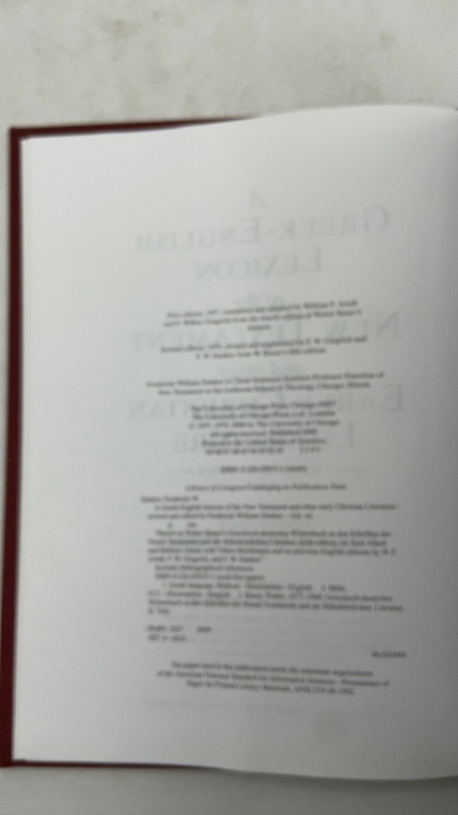 A Greek-English Lexicon of the New Testament and Other Early Christian Litera…