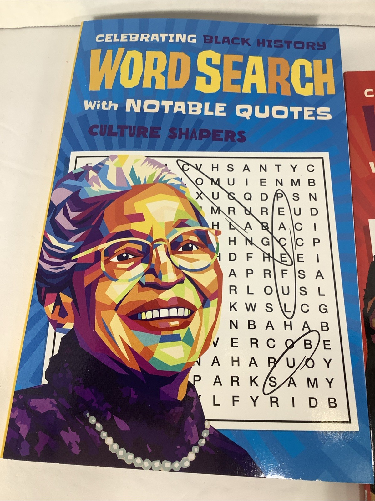 Set Of 2~Black History culture Shapers Word-Search~NEW