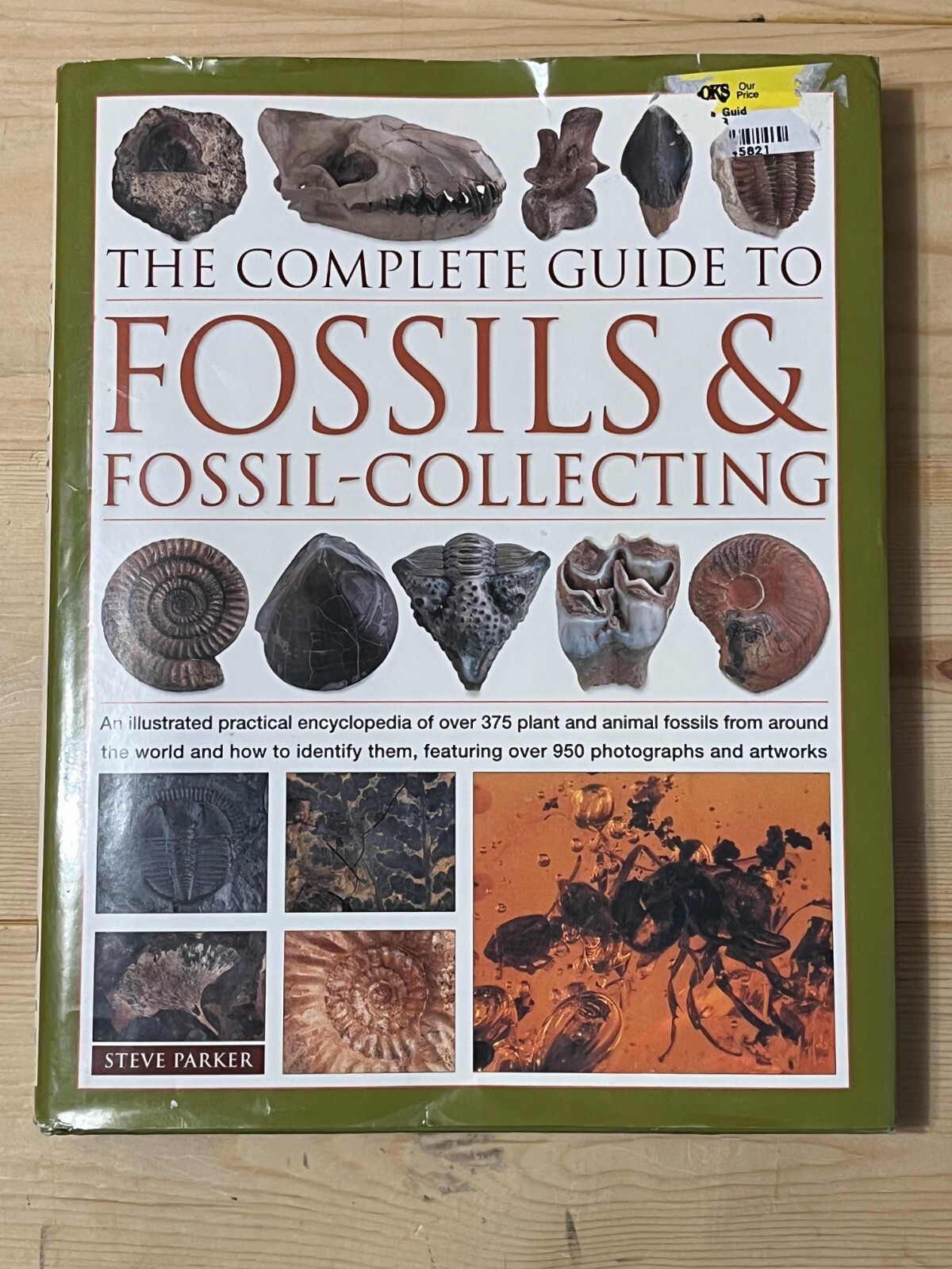 The Complete Guide to Fossils & Fossil-Collecting – Steve Parker, Hardcover DJ