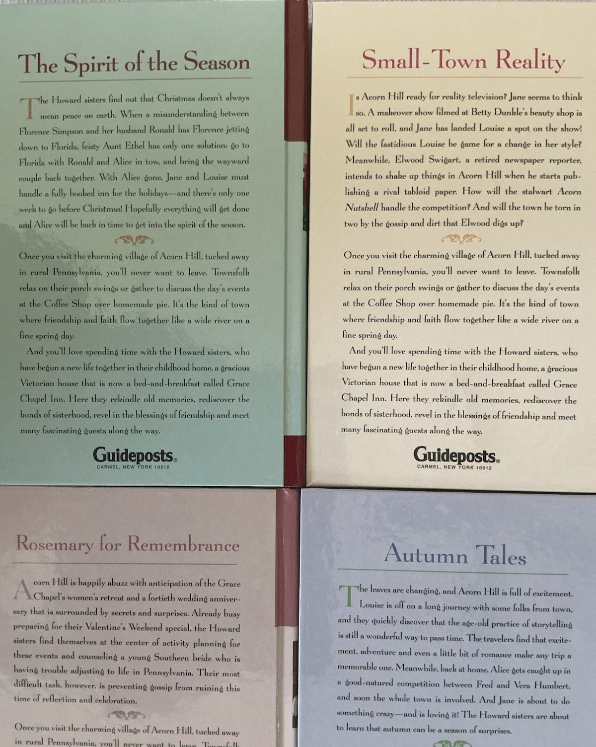 Tales From Grace Chapel Inn (Guideposts) Hardcover Lot Of 42 Almost Complete VGC