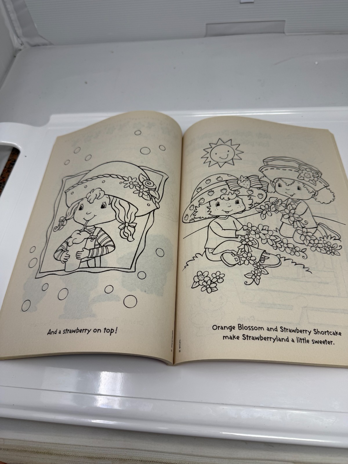 Nice Strawberry Shortcake coloring activity book 2004 .97 cents Dalmatian Press
