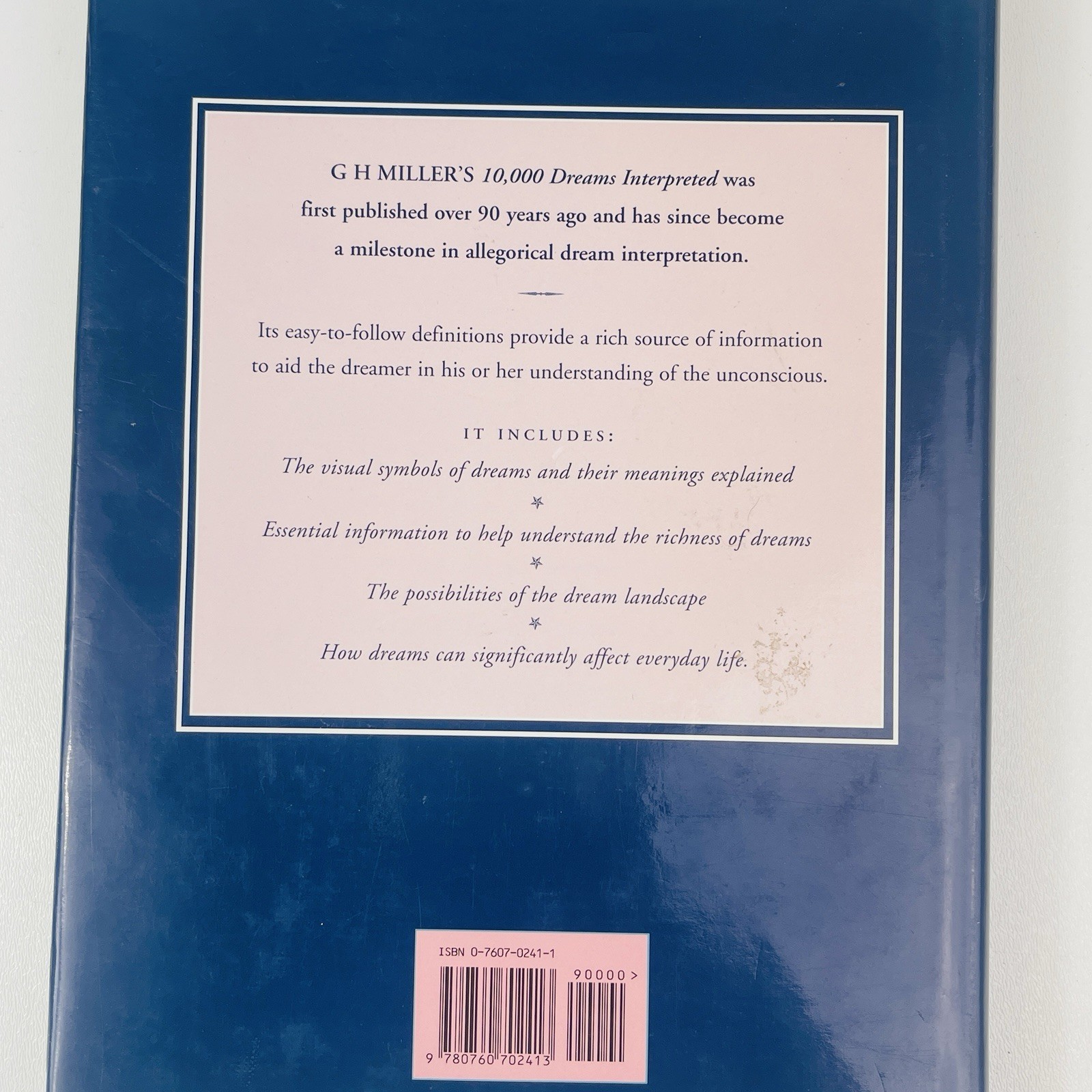 10000 Dreams Interpreted Illustrated Hardcover Book 1998 Gustavus Hindman Miller
