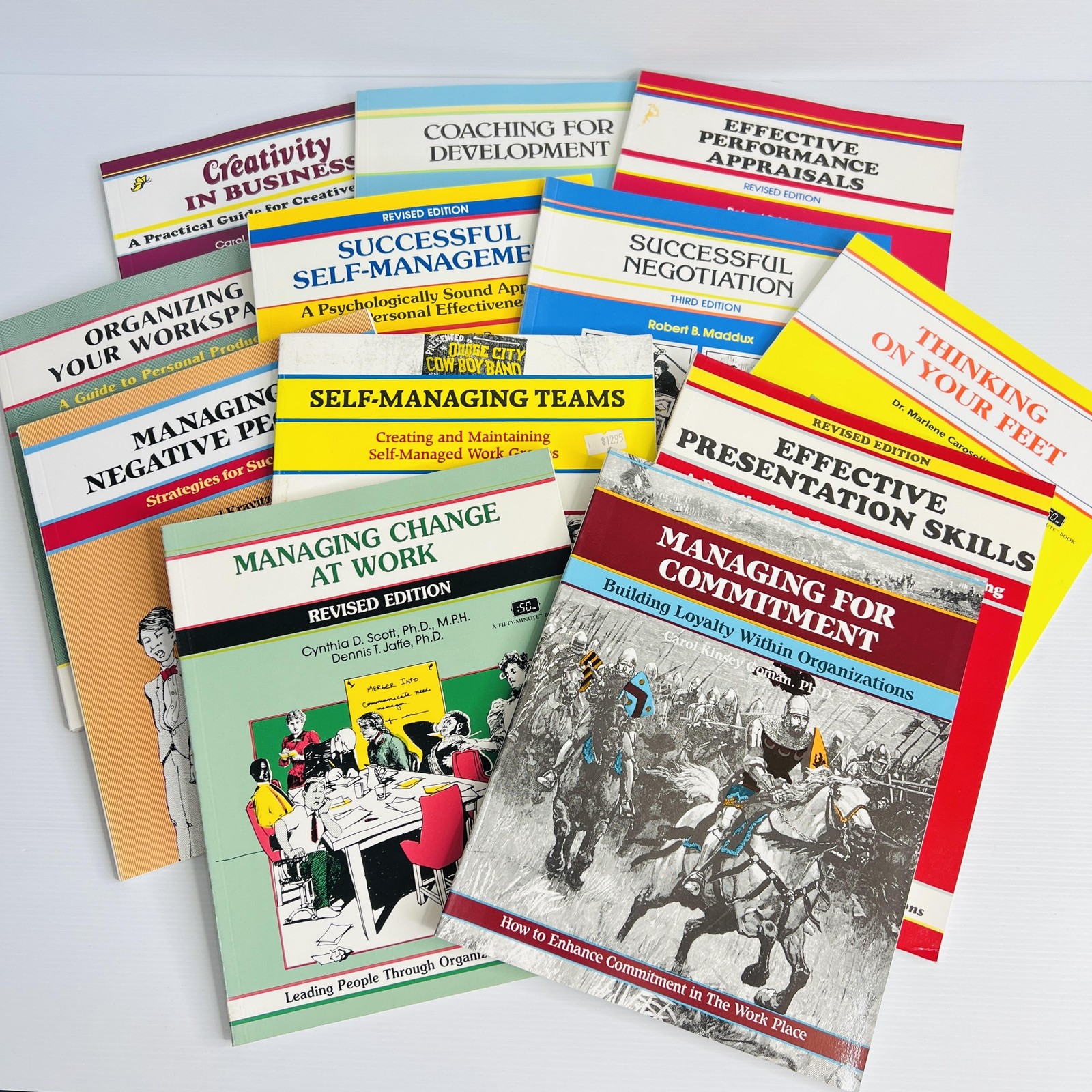 Vintage Fifty-Minute Book Set 12 Scribe Trade PB Business Management Skills
