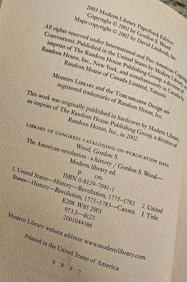 American Revolution : A History by Gordon S. Wood