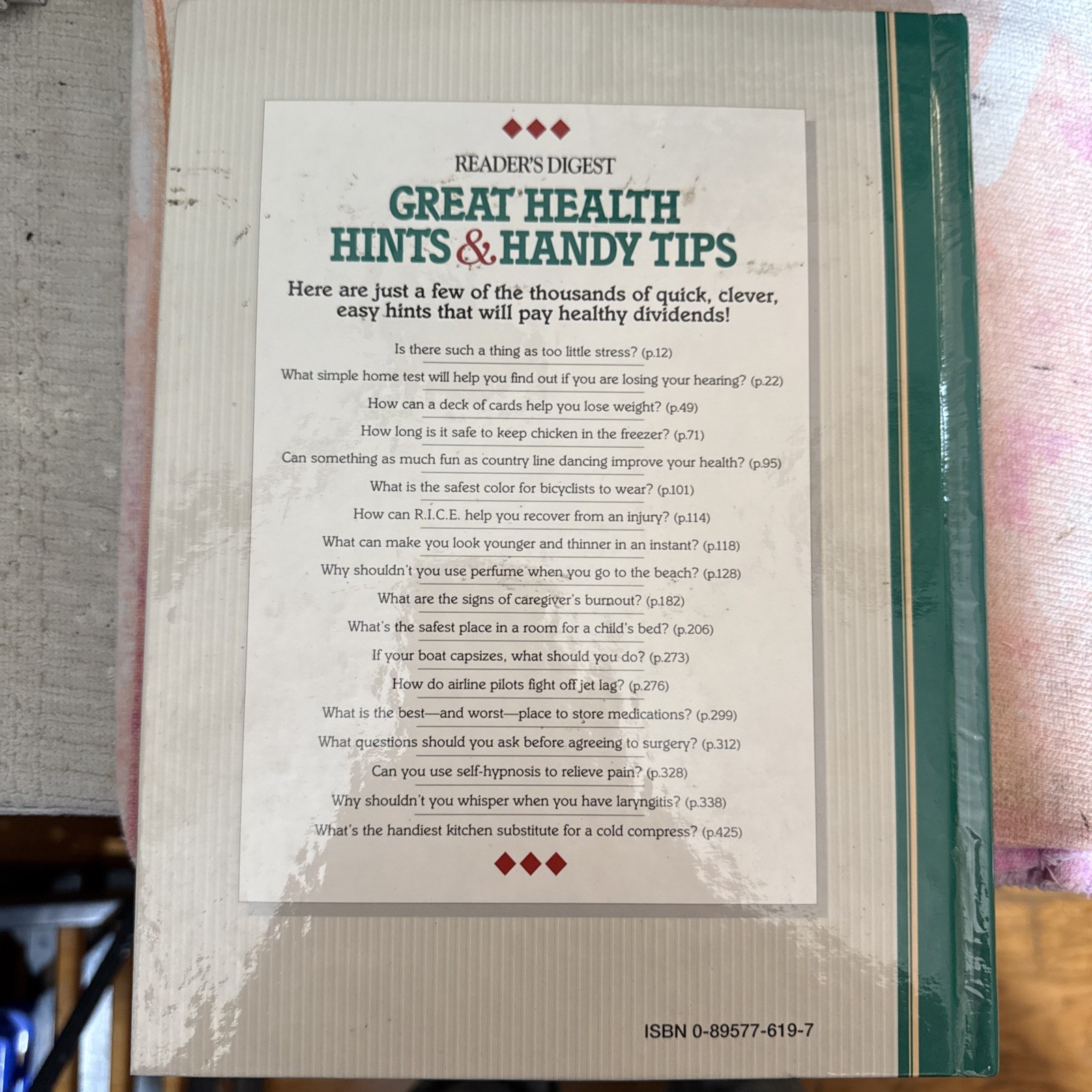 Great Health Hints & Handy Tips (Reader’s Digest General Books) – VERY GOOD