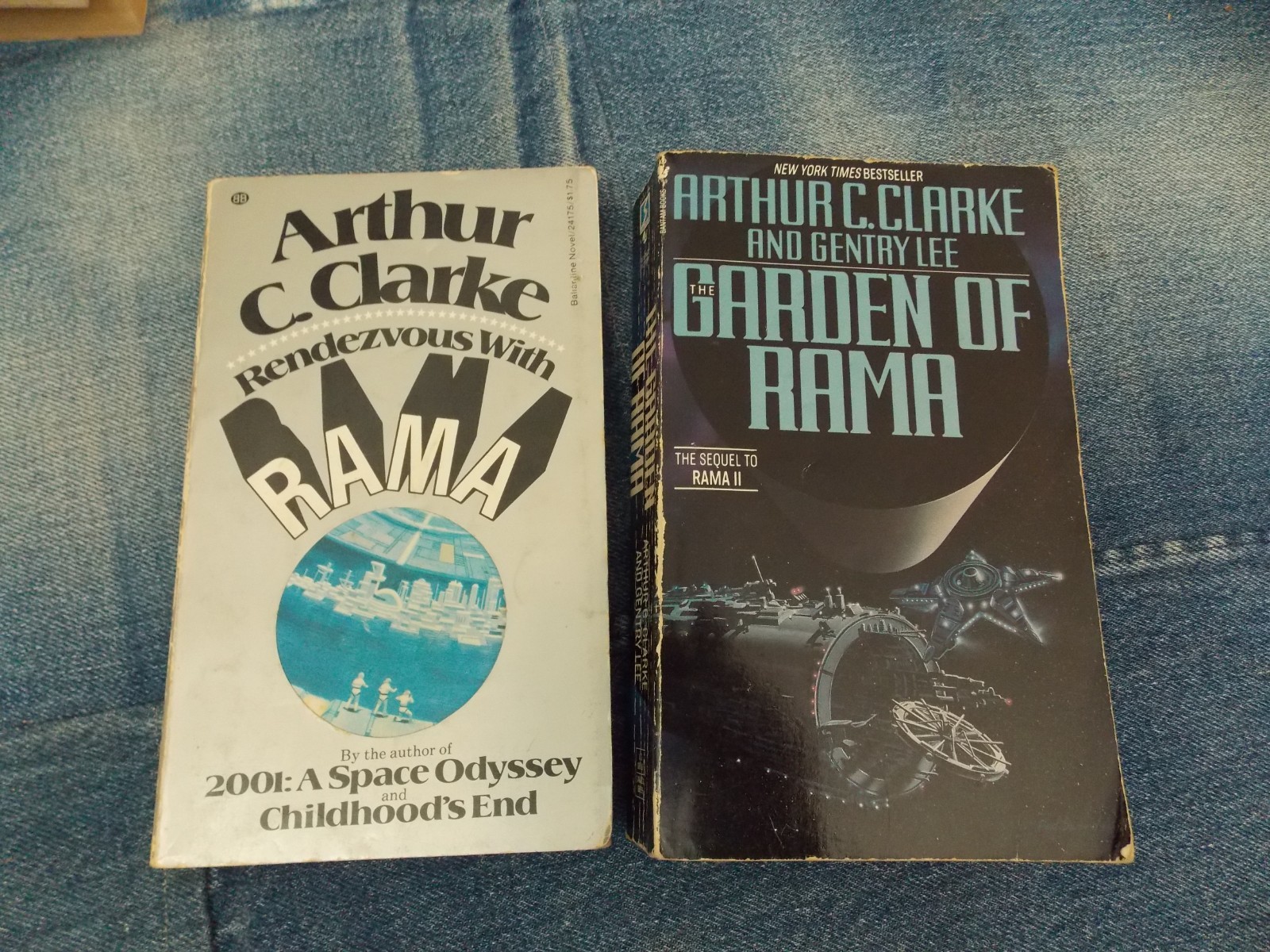 Arthur C Clarke Sci Fi Paperback Book Lot or 14 Vintage