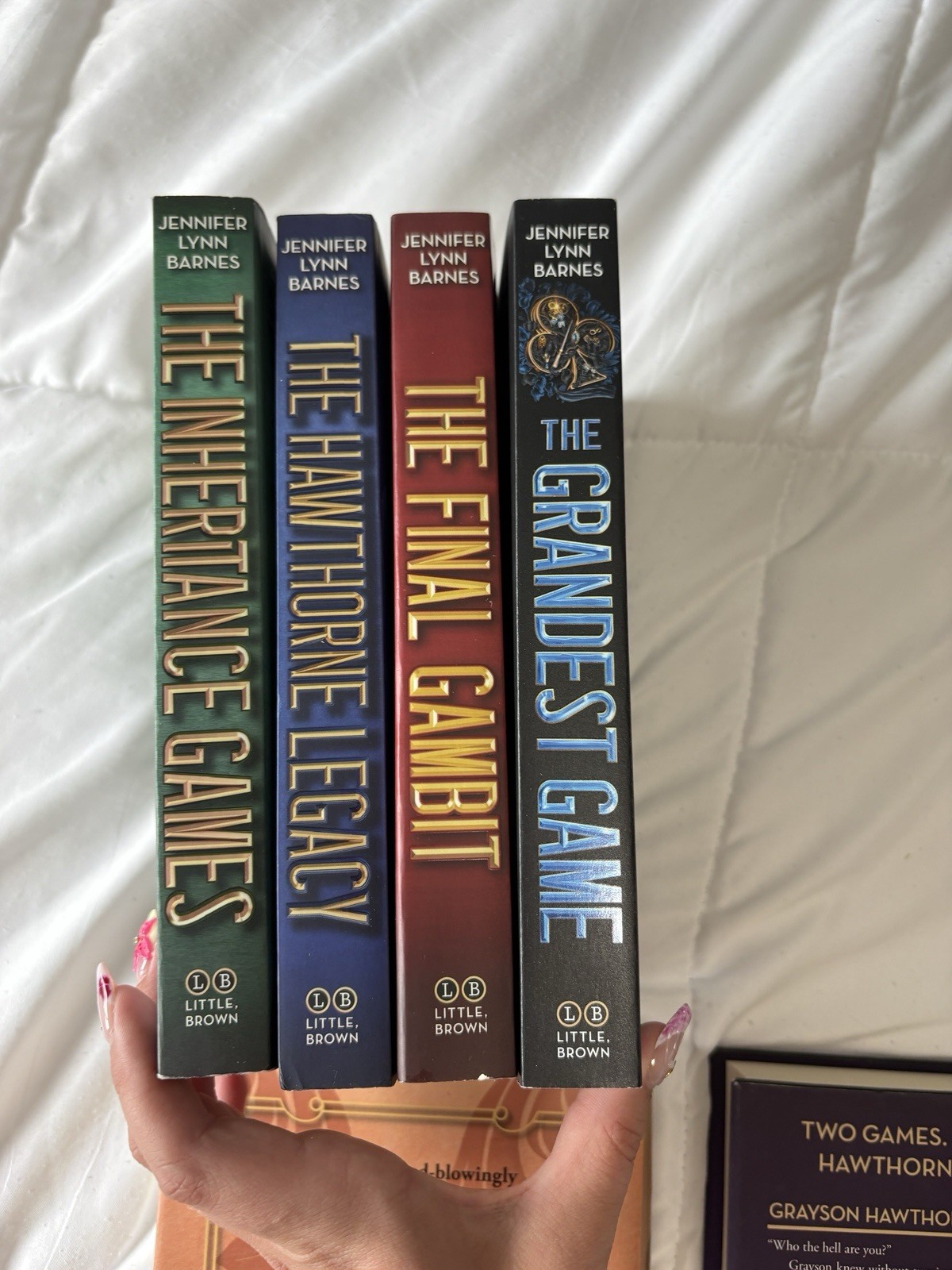 Jennifer Lynn Barnes Inheritance Games Series Bundle + Hardcovers